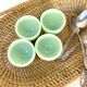 Vintage opaline glass coquetiers