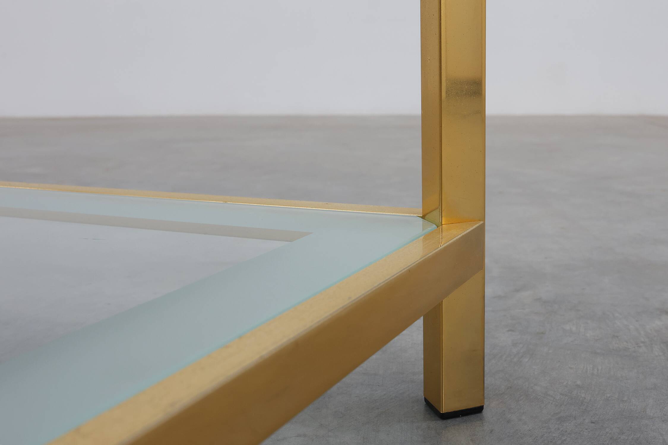 Table basse carrée Mid-Century par Fedam, Belgique