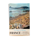 Original tourist poster "The Beaches of Brittany" Saint-Malo 62x100cm 1959