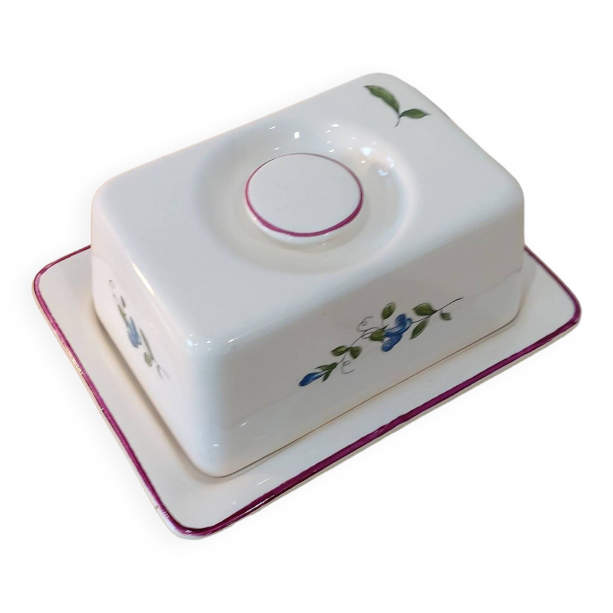 1 porcelain butter tray St Amand 1713