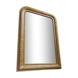 Mirror 99 x 72 cm gilded Louis Philippe old