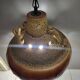 Glazed ceramic pendant light, West Germany 1960-70