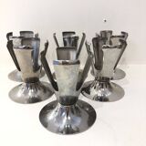 6 goose egg cups, 1970