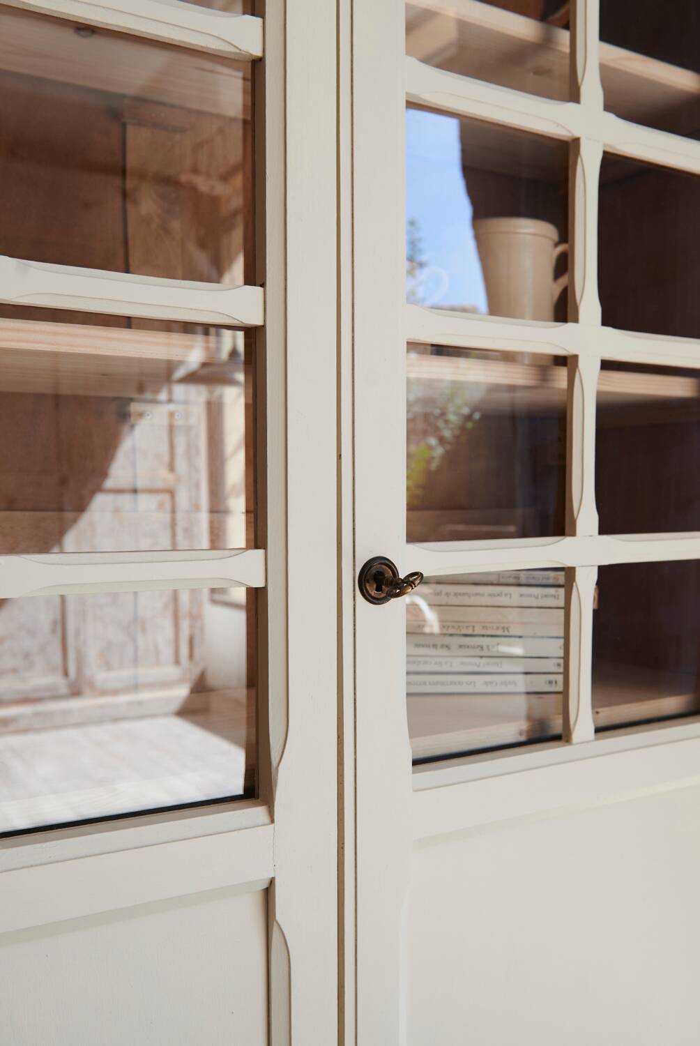 Parisian glass cabinet