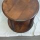 Round console extra cabinet