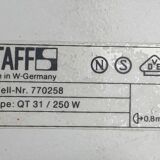 Postmodern German wall lamp in metal by Staff