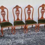 Set of 6 mahogany chairs