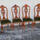 Set of 6 mahogany chairs