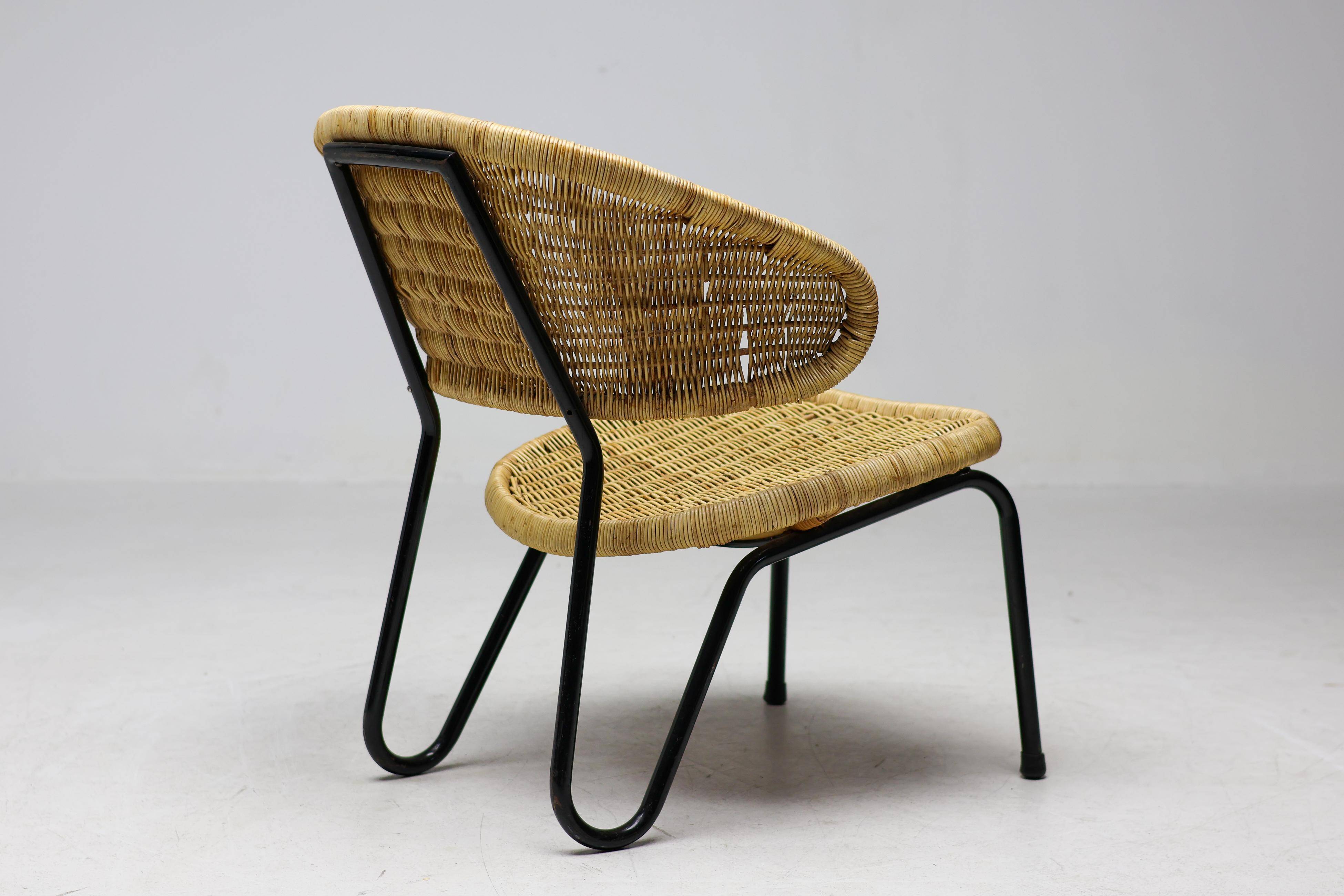 Chaise longue Dirk Van Sliedregt Model No. 568 for Gebr. Jonkers Netherlands, 1954