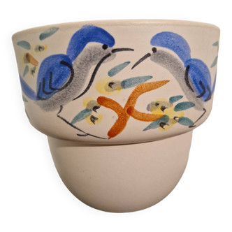 Cache pot céramique Paul Milet Sèvres 1950