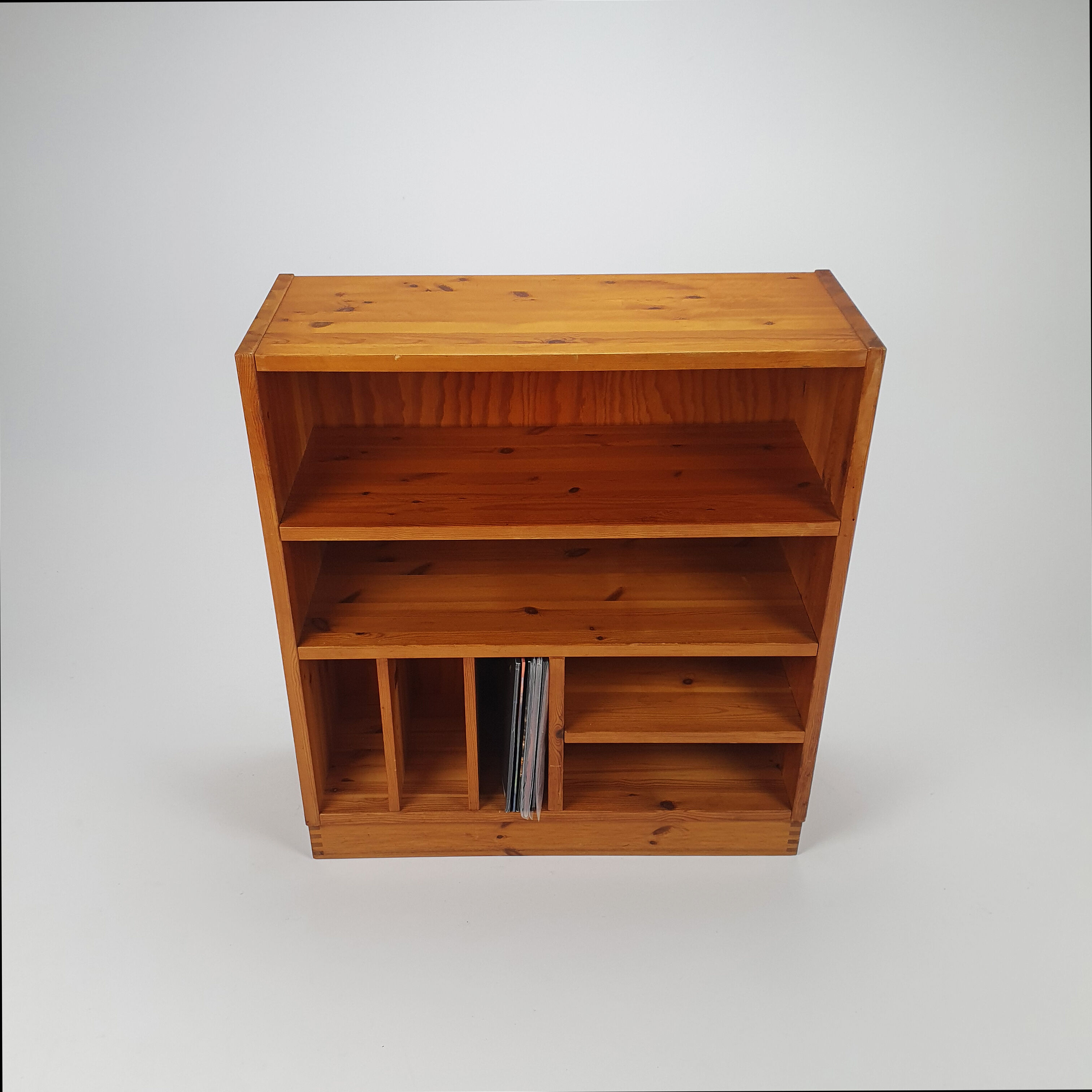 Maison Regain Style Pine Audio Cabinet, 1970s