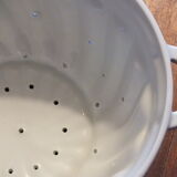 White porcelain strawberry strainer or drainer