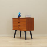 Teak chest of drawers, Danish design, 1970s, production: Denmark