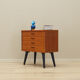 Teak chest of drawers, Danish design, 1970s, production: Denmark