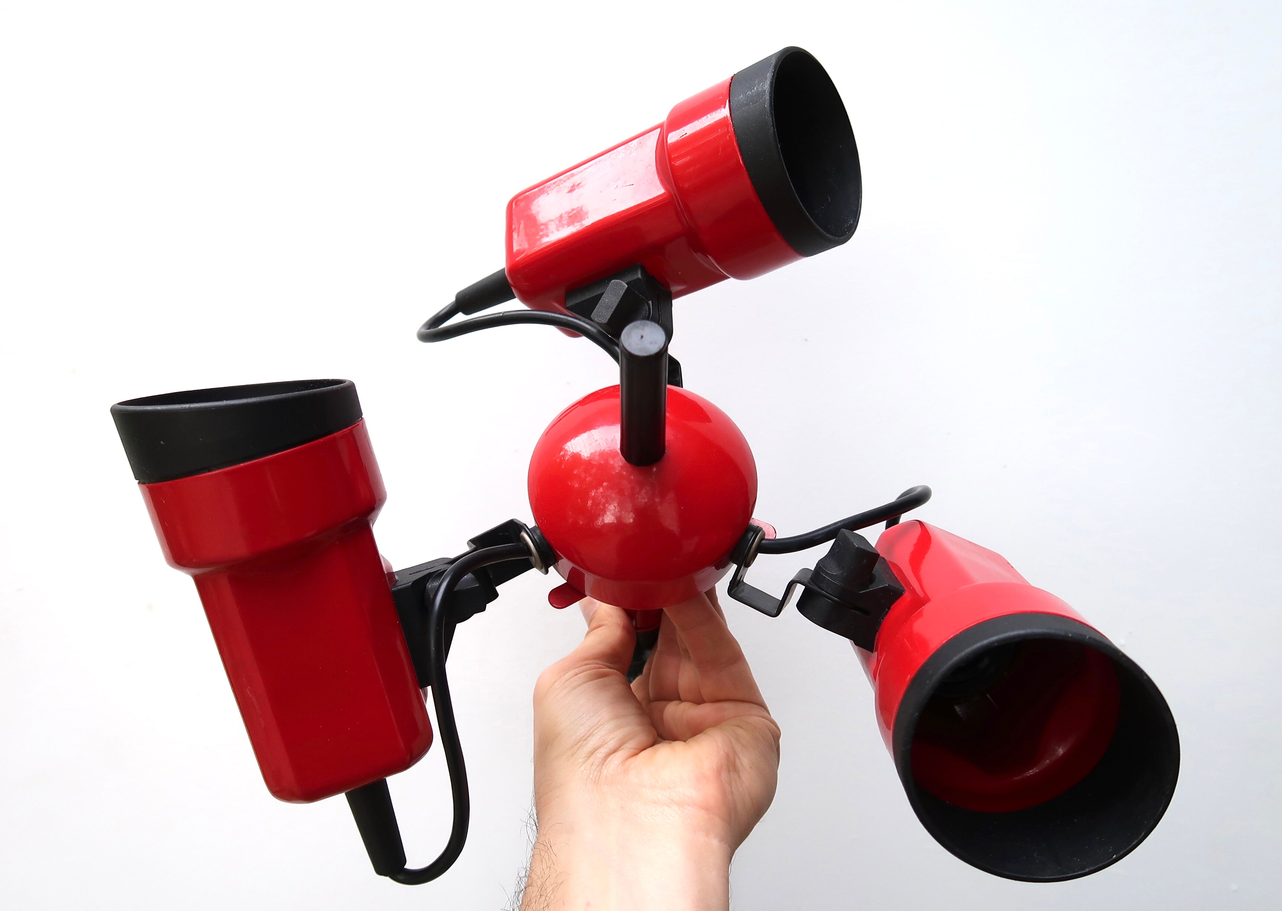 Suspension rises and falls red 3 spots, 80s