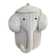 Vintage elephant laundry basket in rattan and wicker