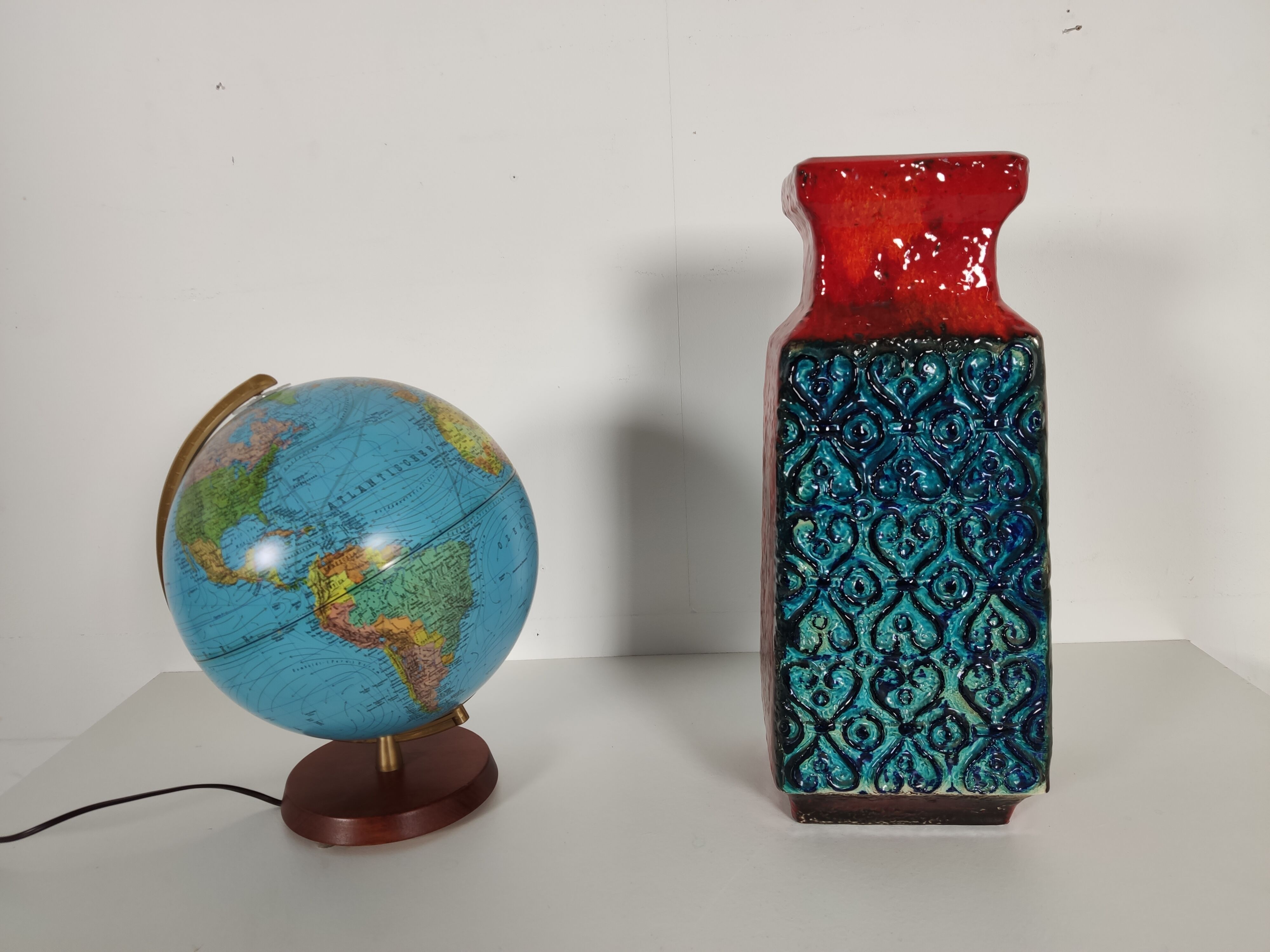 Vase of soil Keramik Bay , western Germany 60s