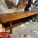 Solid oak dining table