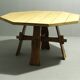 Brutalist Teak Garden Table, 1970s