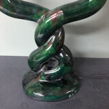 Vintage table lamp glass candles