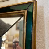 Miroir à parcloses en verre