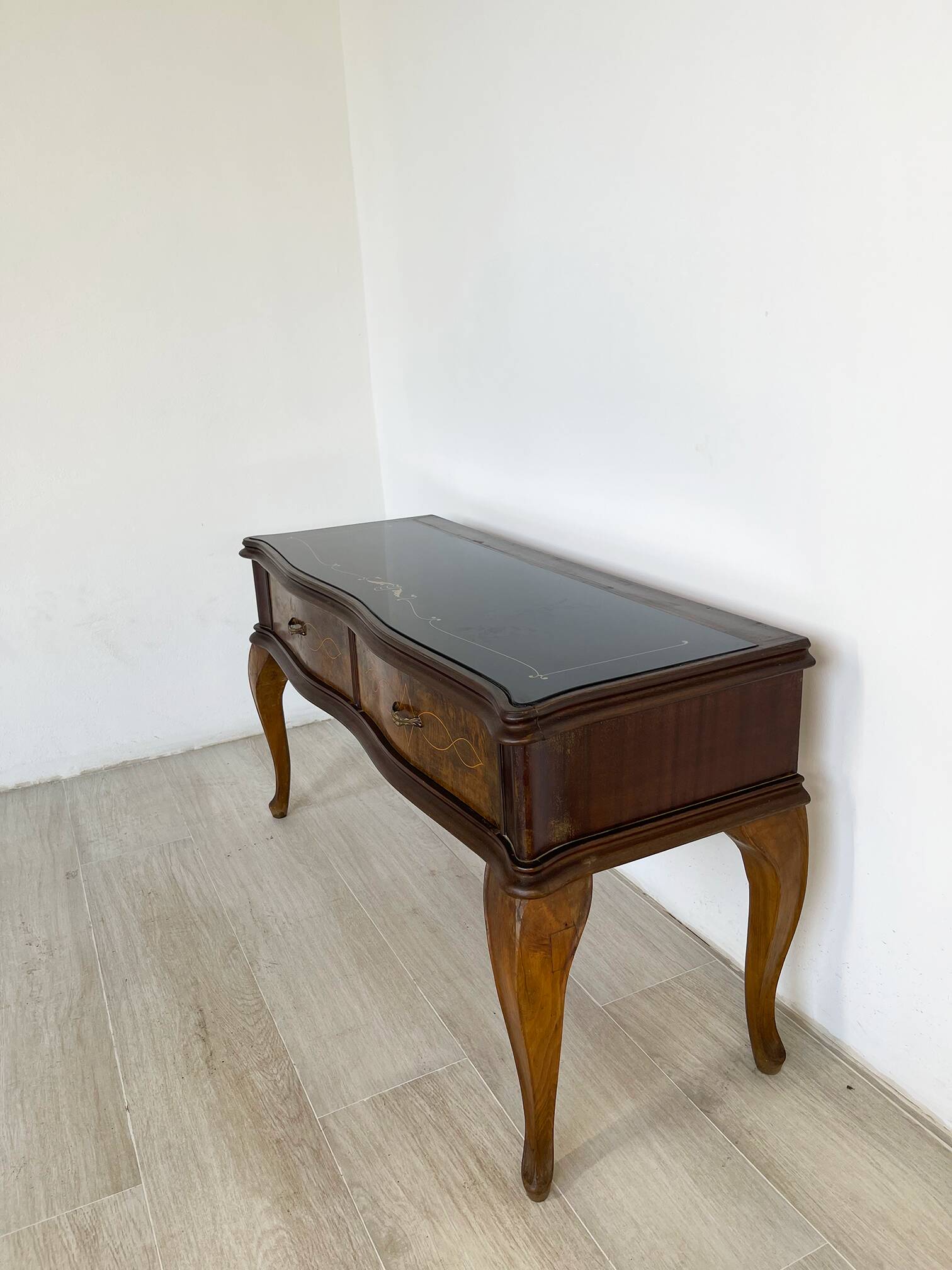 Console italienne/table pétinuse des années 1950