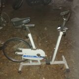 Stationary bike with gears and counter