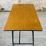 Vintage metal and formica desk with 2 drawers, circa 60's