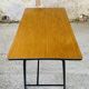 Vintage metal and formica desk with 2 drawers, circa 60's