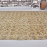 Floral Vintage Handmade Wool Rug sku 1372