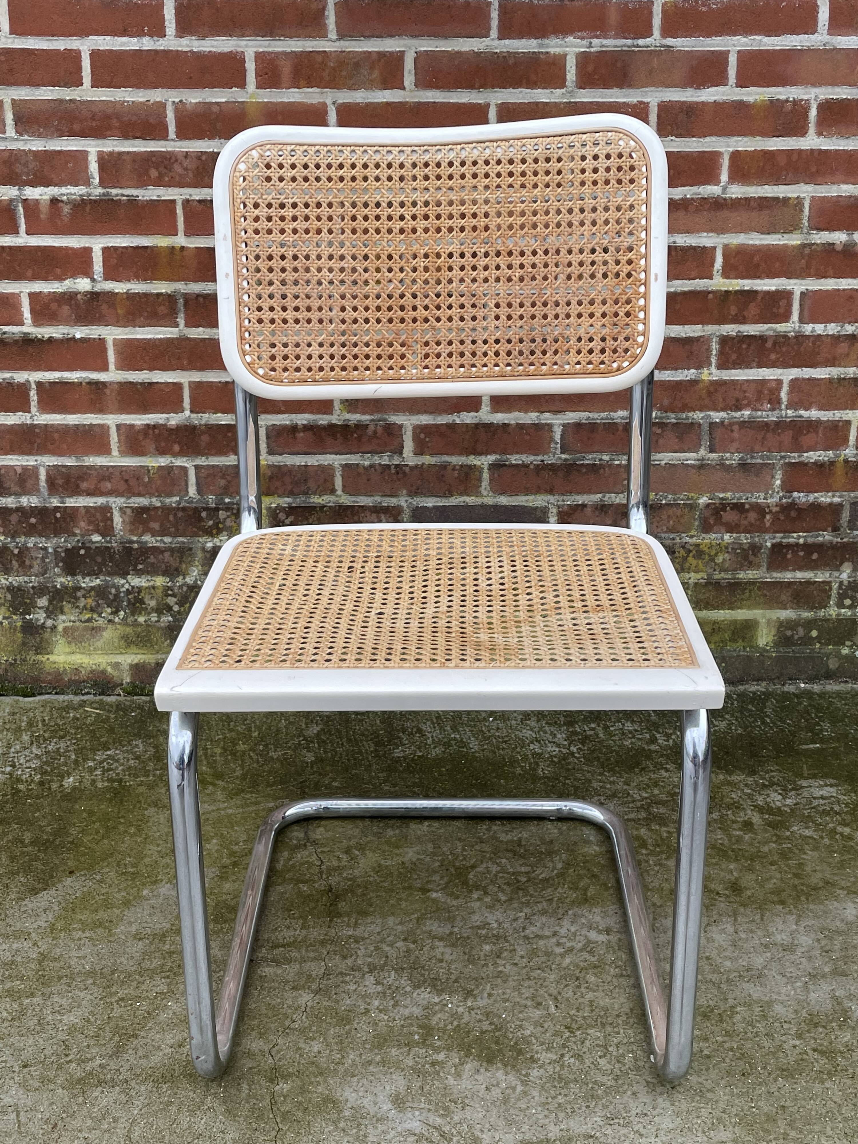 Cesca design chair b32 model in chrome