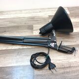 Office lamp architect twist t1 vintage design 70s black matte 2 available