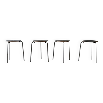 Lot de 4 tabourets industriels