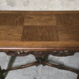 Oak side table – Louis XV style – late 19th century