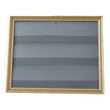 Golden frame with purple floral patterns
