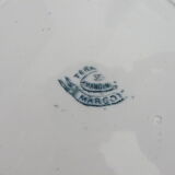 Lot of 4 plates flat land of iron, model Margot