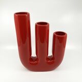 3-necked ceramic vase • space age • Italy • Circa 60/70