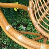Vintage rattan seat length 103