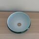 Vintage suspension lamp in emerald green opaline