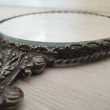 Hand mirror XIXth 28x13cm