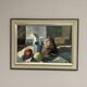 Huile sur panneau – « Nature morte » attribuée à Åke Wilhelm Andersson – 1962