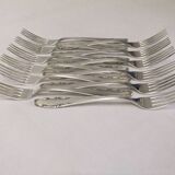 Deetjen Forks Silver Metal Net Goldsmith's Punch Service X 12