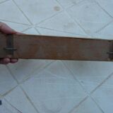 wall coat rack 2 hooks 1950s