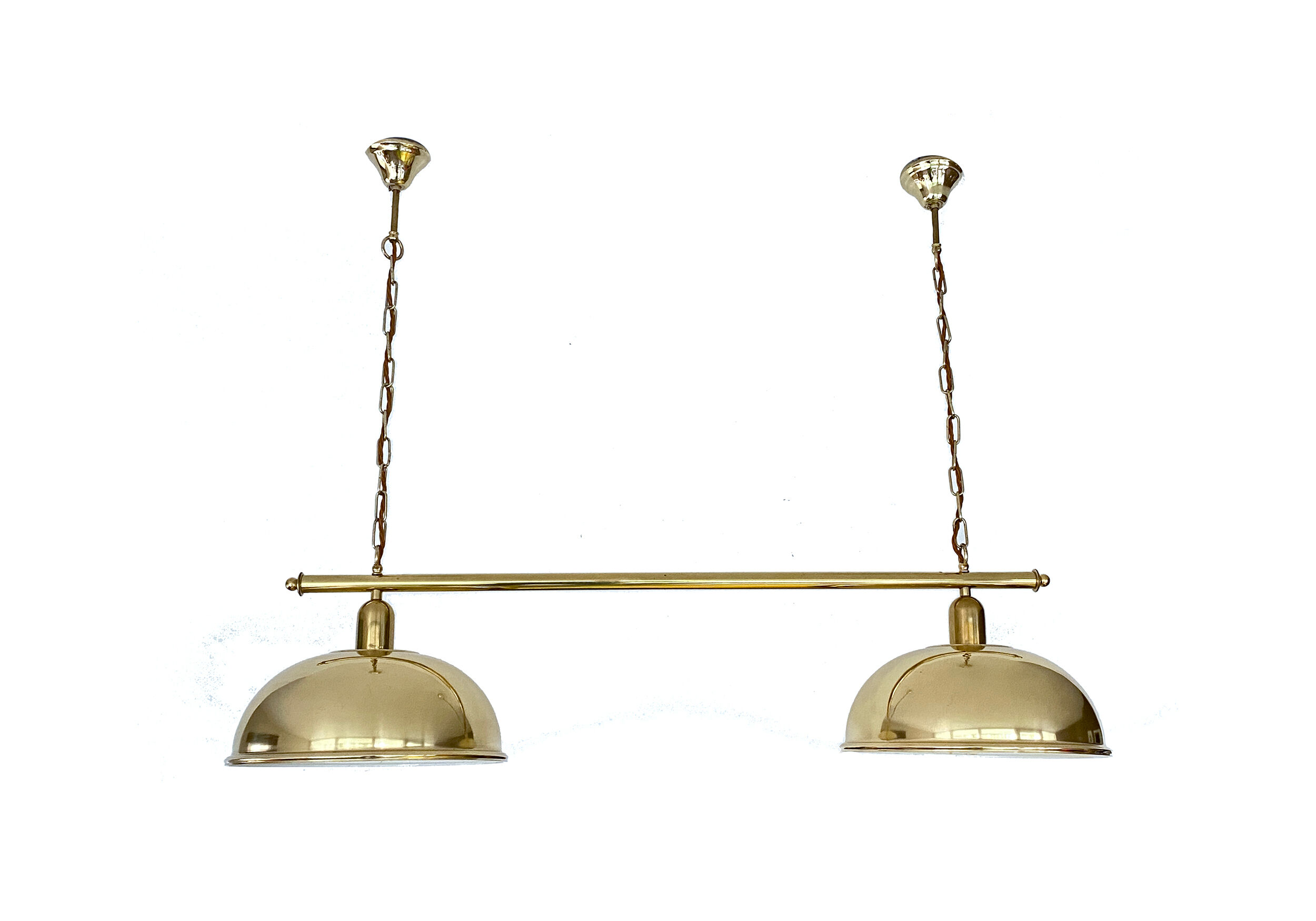 Vintage Grand Chandelier, Brass, 60s