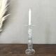 Glass candlestick