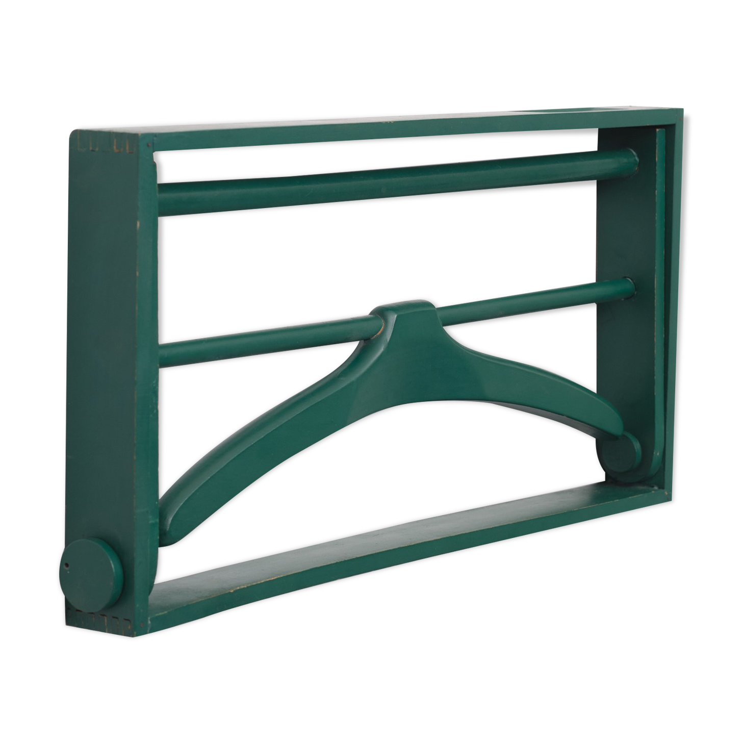 Scandinavian Folding Out Wall Valet, 1960s