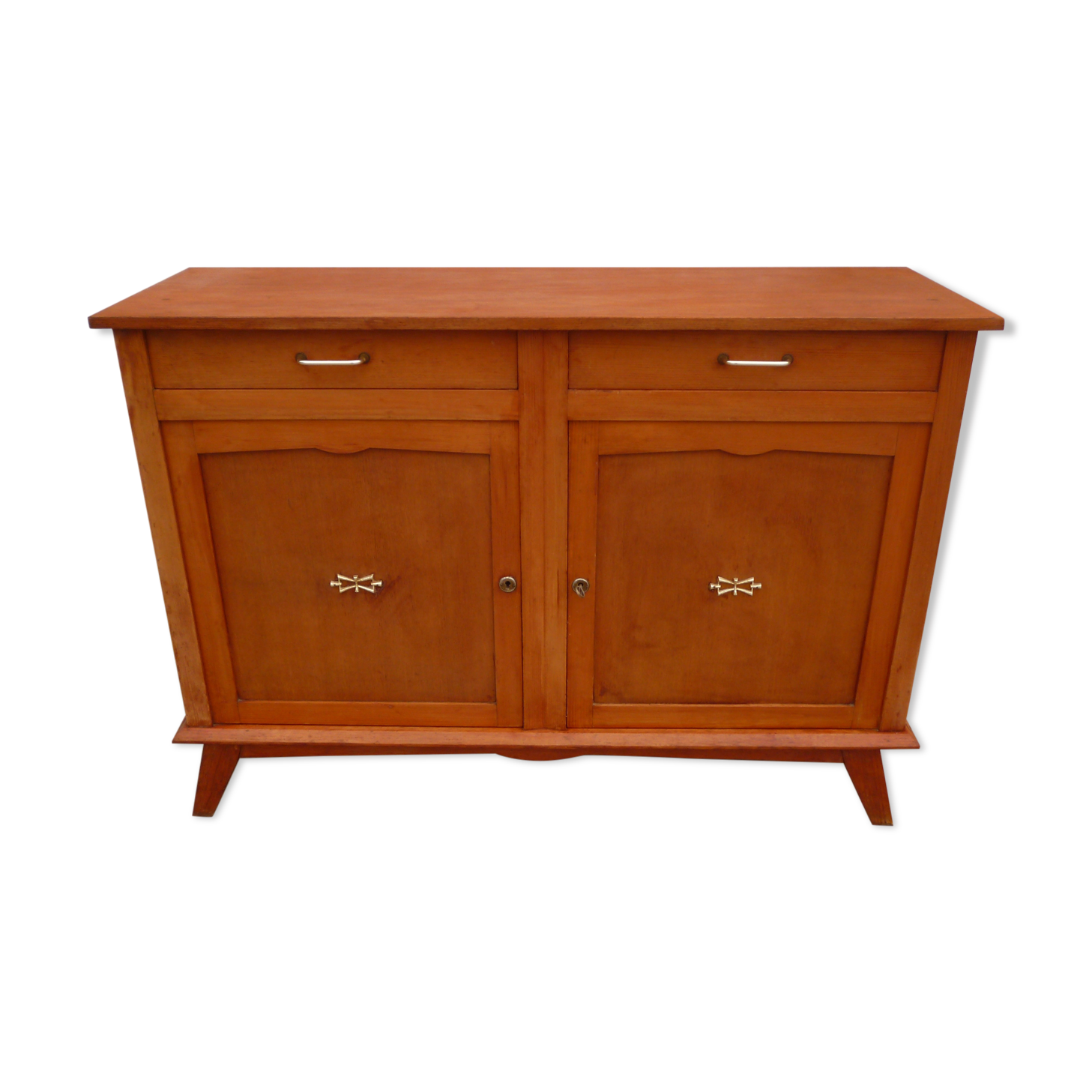 Vintage buffet feet compass two drawers