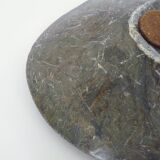 Vintage 3-faced sun soapstone decorative ashtray