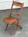 Folding chair – Vintage – Furniture – Patinated wood