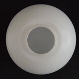 French vintage white opaque matte glass medium replacement glass globe shade